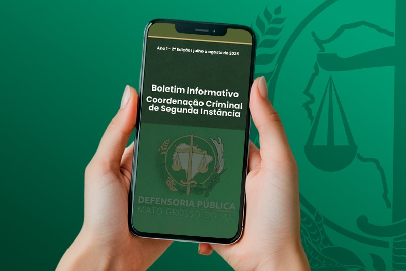 Boletim informativo da 2ª Instância Criminal da Defensoria está na 2ª edição