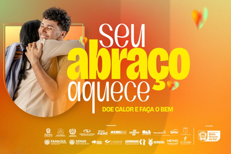 Seu Abraço Aquece: Doe calor e faça o bem