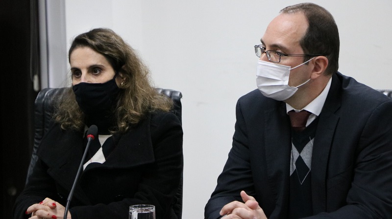 Dra Maria Rita e Dr Pedro Paulo Reuniao Judiciario
