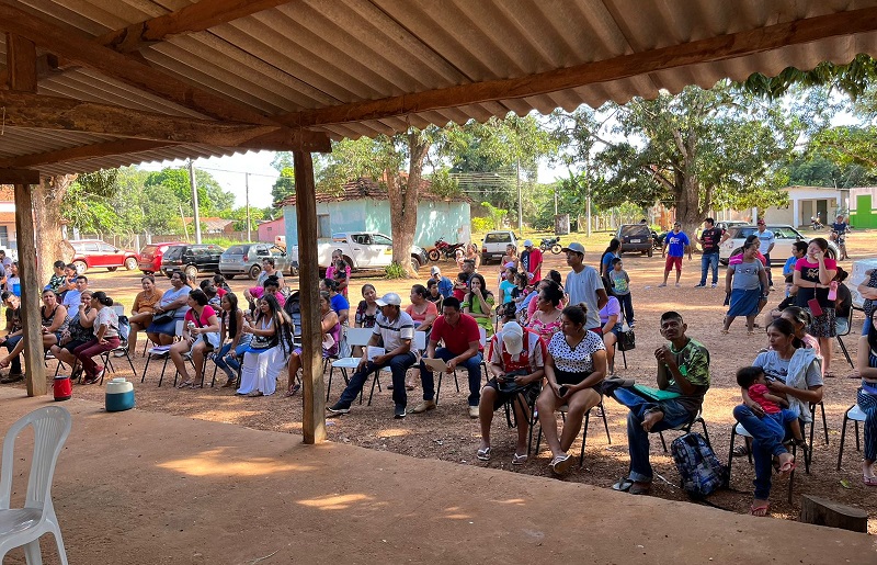 Indigenas mutirao aldeias Aquidauana