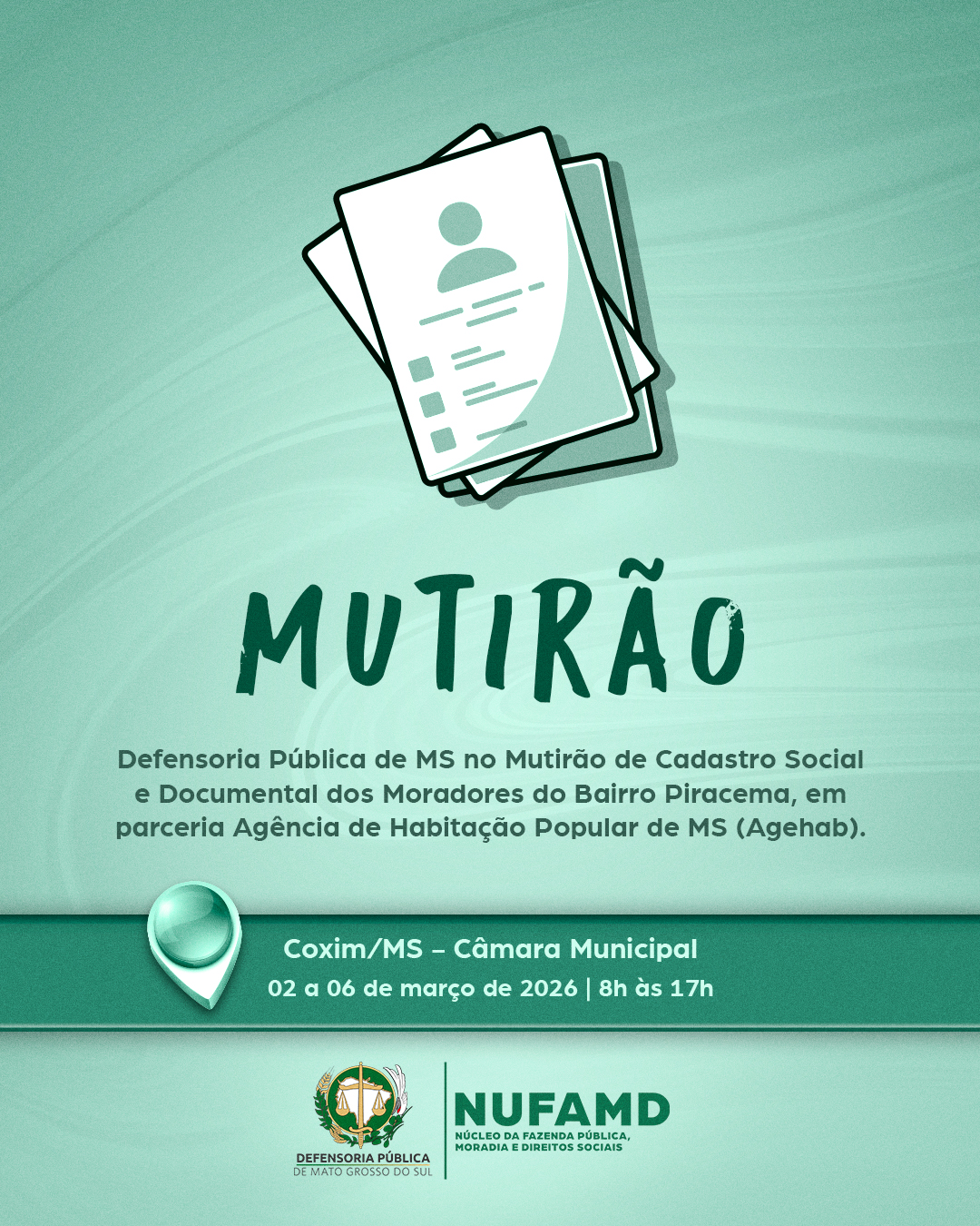 mutirao NUFAMD Coxim