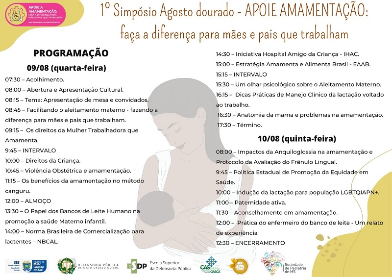 programação simposio amamentação